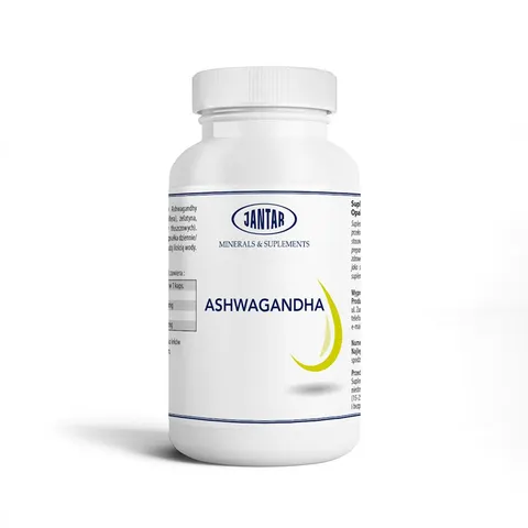 ASHWAGANDHA EKSTRAKT (500 mg) 90 KAPSUŁEK - JANTAR