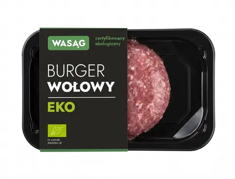 BURGER WOŁOWY SUROWY BIO 160 g - WASĄG (NA ZAMÓWIENIE)