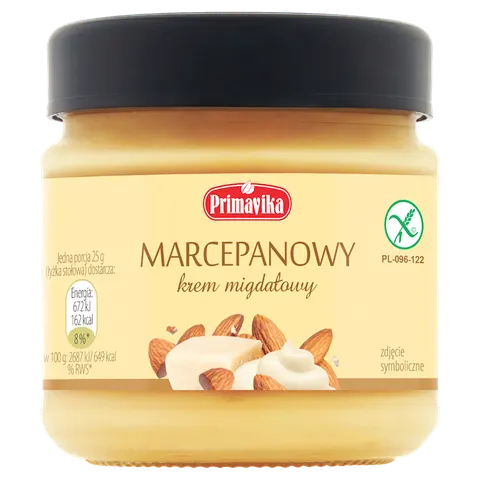 KREM MARCEPANOWY BEZGLUTENOWY 185 g - PRIMAVIKA