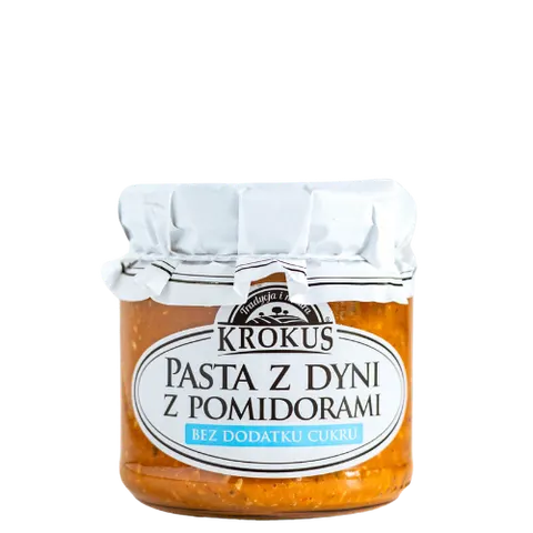 PASTA Z DYNI Z POMIDORAMI 180 g - KROKUS