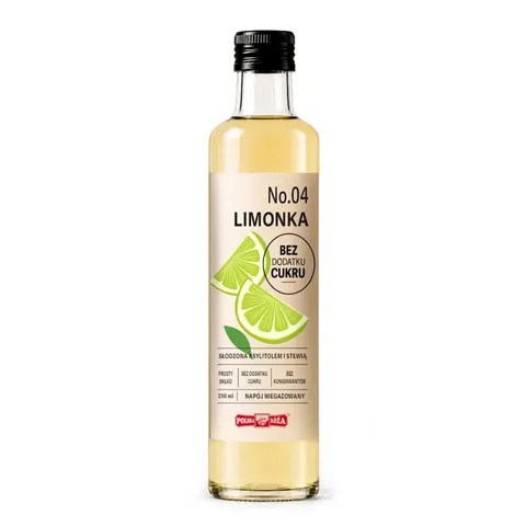 NAPÓJ LIMONKA BEZ DODATKU CUKRÓW 250 ml - POLSKA RÓŻA