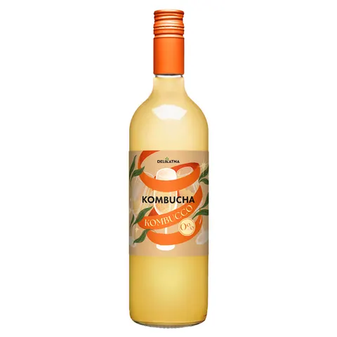 KOMBUCHA KOMBUCCO ZERO % CUKRU 750 ml - DELIKATNA