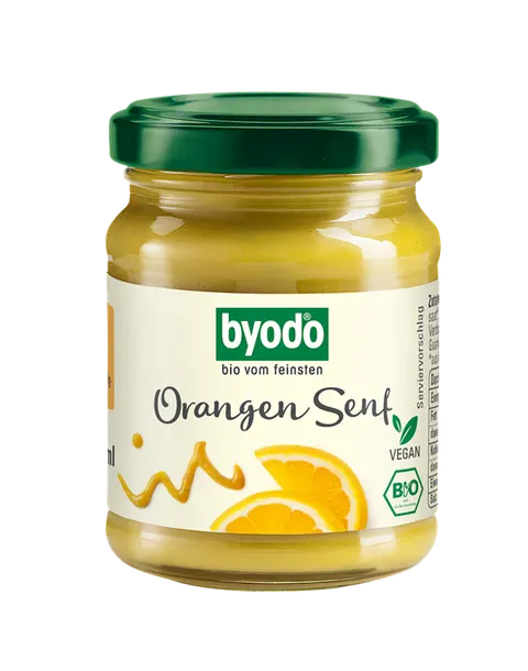 Sos Musztardowo–Pomarańczowy Bezglutenowy Bio 125 ml - Byodo