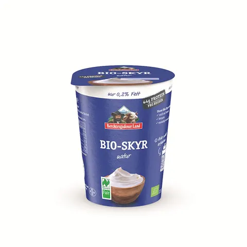 JOGURT TYPU SKYR PROTEINOWY NATURALNY BIO 400 g - BERCHTESGADENER LAND