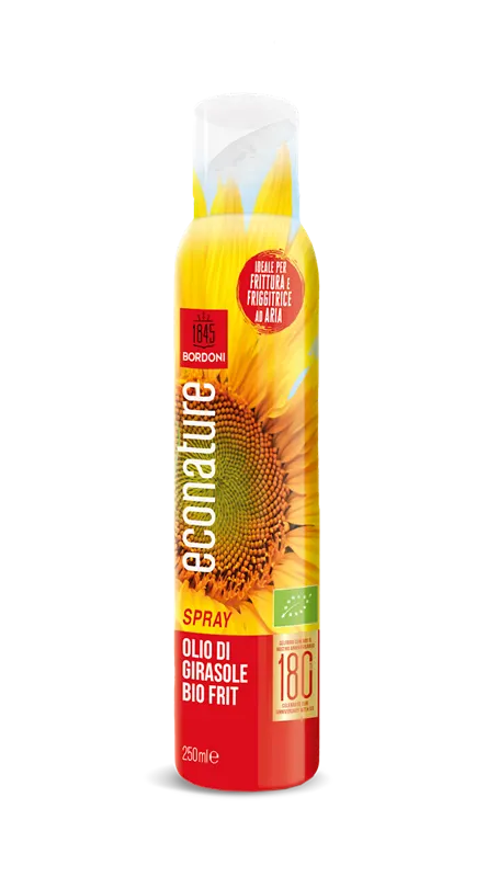 OLEJ SŁONECZNIKOWY (SPRAY) DO GOTOWANIA I SMAŻENIA BIO 250 ml - BORDONI (ECONATURE)