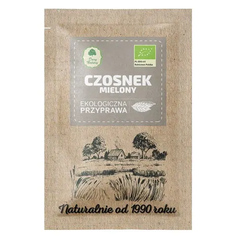 CZOSNEK MIELONY BIO 20 g - DARY NATURY