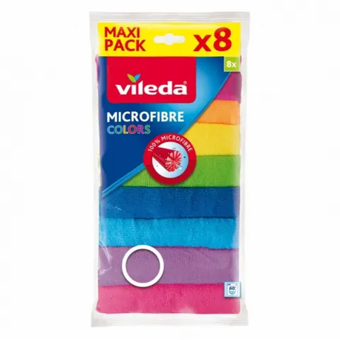 Vileda - ściereczka 8 szt. unwiersalna microfibre kolor