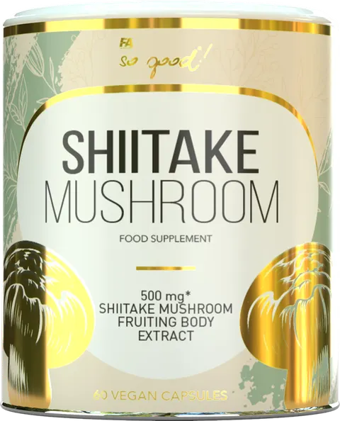 GRZYBY SHIITAKE EKSTRAKT (500 mg) 60 KAPSUŁEK - SO GOOD!