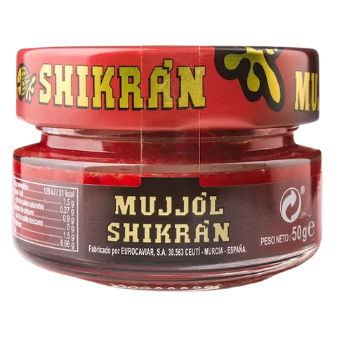 KAWIOR CZERWONY ZE ŚLEDZIA I CEFALA 50 g - EUROCAVIAR (SHIKRAN)