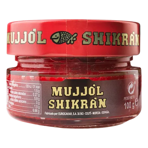 KAWIOR CZERWONY ZE ŚLEDZIA I CEFALA 100 g - EUROCAVIAR (SHIKRAN)