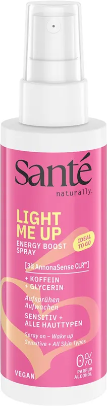 SPRAY ENERGETYZUJĄCY DO TWARZY Z KOFEINĄ ECO 75 ml - SANTE