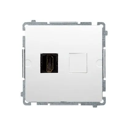 BASIC Gniazdo HDMI pojedyncze (moduł); białe