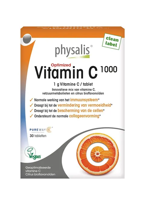 WITAMINA C (1000 mg) 30 TABLETEK - PHYSALIS