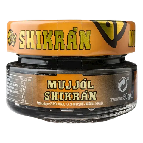KAWIOR CZARNY ZE ŚLEDZIA I CEFALA 50 g - EUROCAVIAR (SHIKRAN)