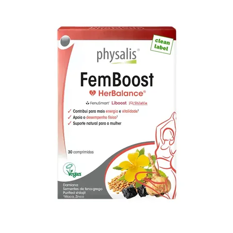 TABLETKI NA ENERGIĘ DLA KOBIET (FEMBOOST) 30 szt. - PHYSALIS (HERBALANCE)