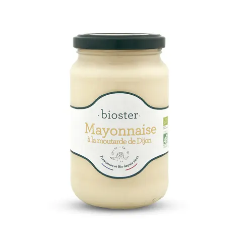 MAJONEZ JAJECZNY Z MUSZTARDĄ DIJON BIO 470 g - BIOSTER