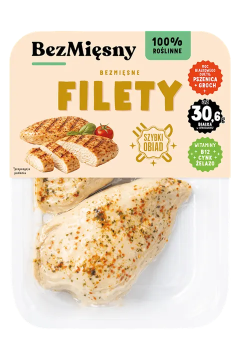 FILETY ROŚLINNE 170 g - BEZMIĘSNY