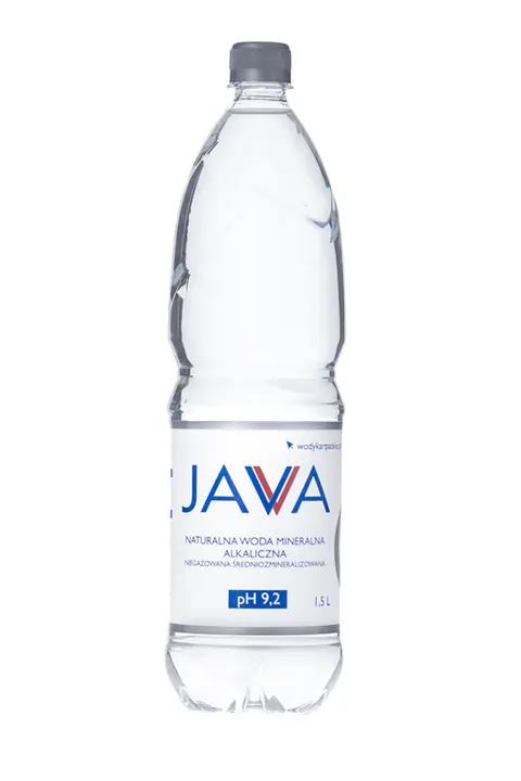 NATURALNA WODA MINERALNA ALKALICZNA NIEGAZOWANA 1,5 L - JAVA