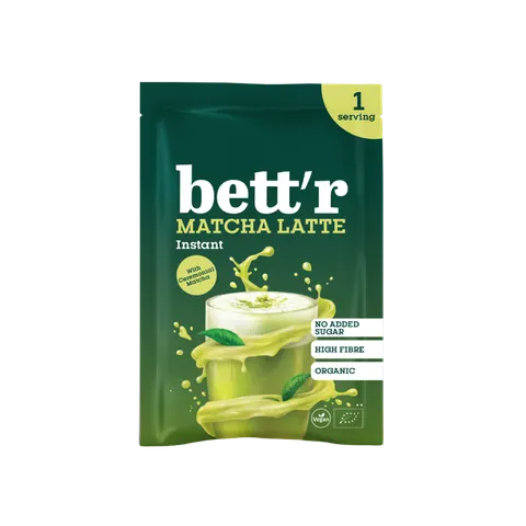 MATCHA LATTE BEZ DODATKU CUKRÓW BIO 40 g - BETT'R