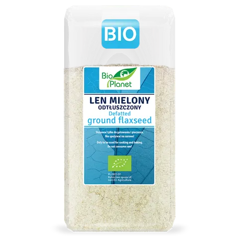 LEN MIELONY ODTŁUSZCZONY BIO 300 g - BIO PLANET