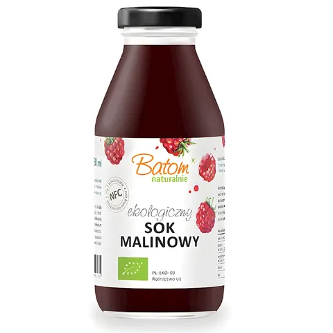 przecena SOK MALINOWY NFC BIO 330 ml - BATOM