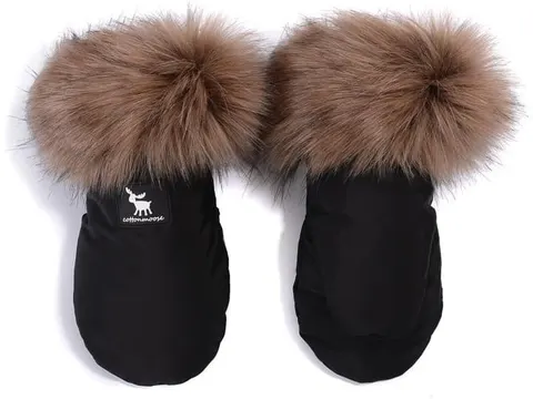 Cottonmoose rękawiczki ocieplacz dłoni do wózka / Black