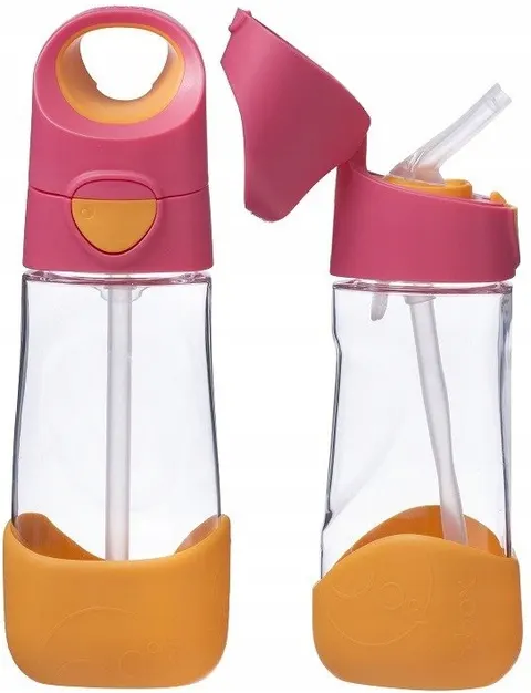 B.BOX tritanowa butelka kubek bidon + słomka 450ml