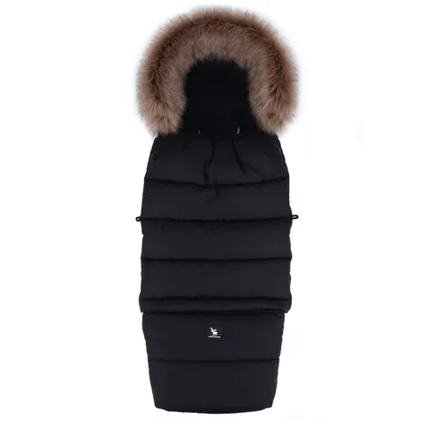 Cottonmoose śpiworek combi 3w1 do wózka / Black