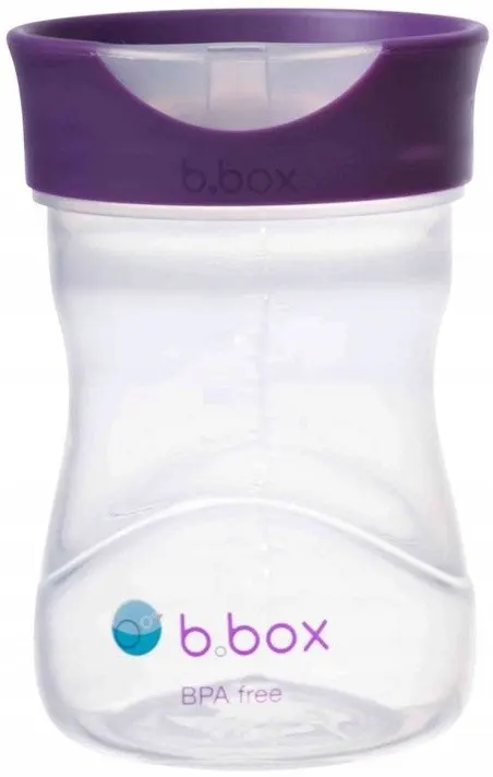 B.box kubek treningowy do nauki picia 240 ml / Winogronowy