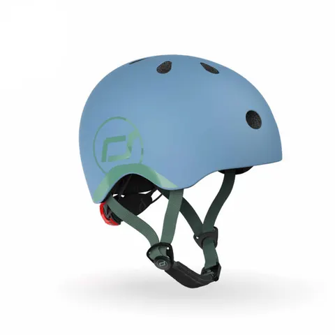 SCOOTANDRIDE Kask XXS-S dla dzieci 1-5 lat Steel