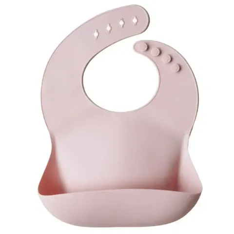 Śliniak silikonowy Blush / Mushie