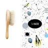 LULLALOVE MIĘKKA SZCZOTKA Z KOZIEGO WŁOSIA + MYJKĄ SPACE