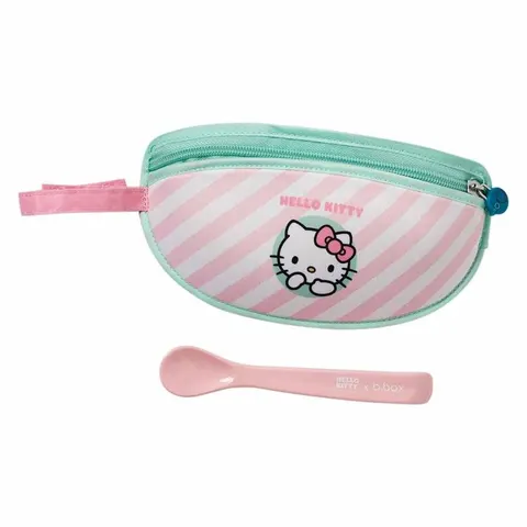 B.BOX Śliniak dla niemowlaka w saszetce Hello Kitty Candy Floss
