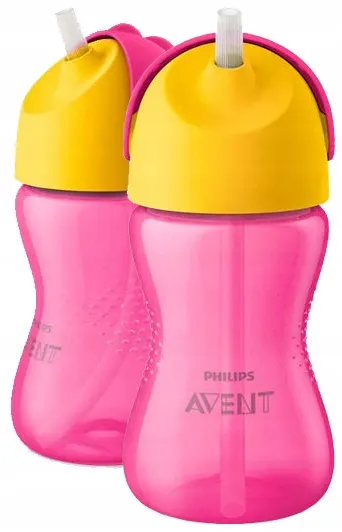 Philips Avent (SCF798/02) Kubek ze słomką 300 ml 12 m+ girl