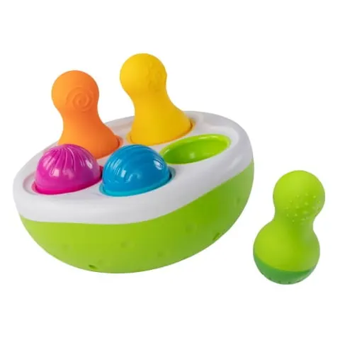 Fat Brain Toys SpinnyPins Sorter Kolorowe Wańki Wstańki