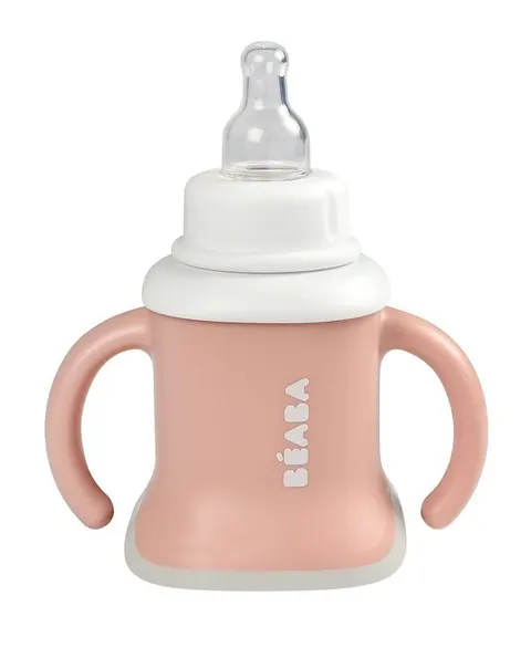 BEABA KUBECZEK EWOLUCYJNY Treningowy 3w1 Pink 150ml