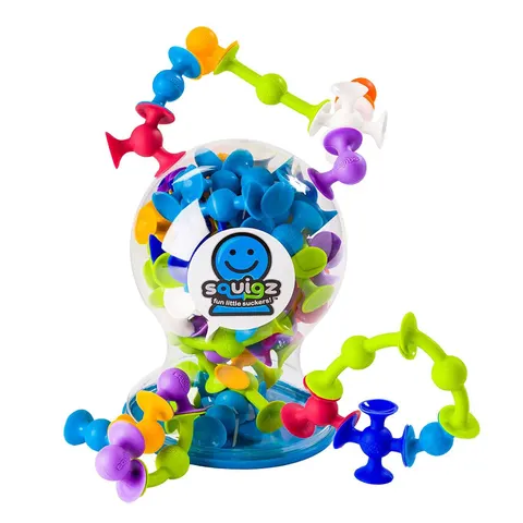 Klocki Przyssawki Squigz Zestaw Delux 44 Elementy, Fat Brain Toys