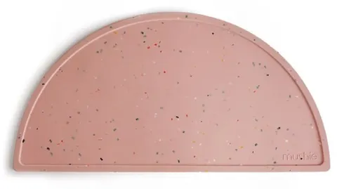 MUSHIE PODKŁADKA SILIKONOW NA STÓL POWDER PINK CONFETTI
