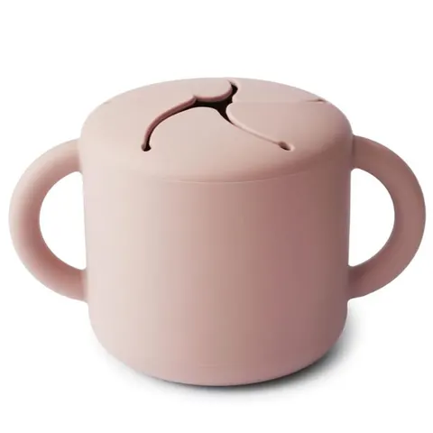 Kubek niewysypek na przekąski Blush, Mushie