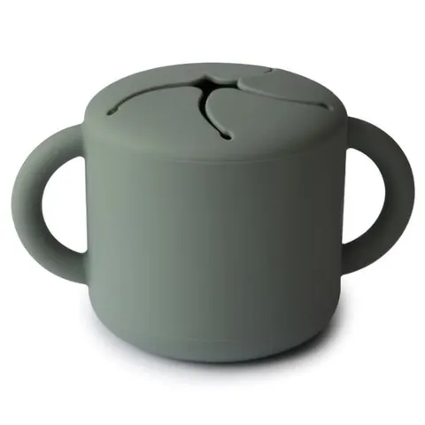 Mushie - Kubek niewysypek na przekąski SNACK CUP Thyme