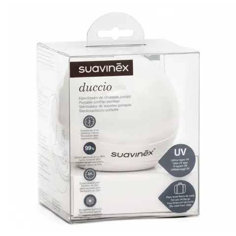SUAVINEX STERYLIZATOR UV DUCCIO DO SMOCZKÓW BIAŁY