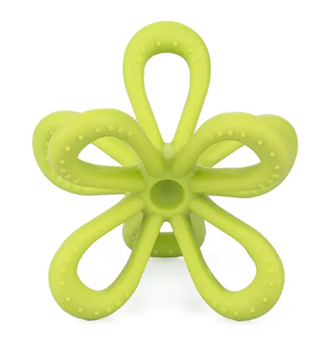GiliGums DUMEL GRYZAK SILIKONOWY KWIATEK 3m+ LEMON GG 40423