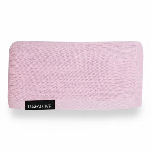 Lullalove otulacz mgiełka lekki kocyk bambusowy / Pink