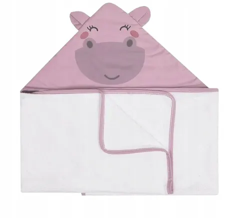 Albero Mio RĘCZNIK BAMBUSOWY ANIMALS & LOVE HIPPO A001