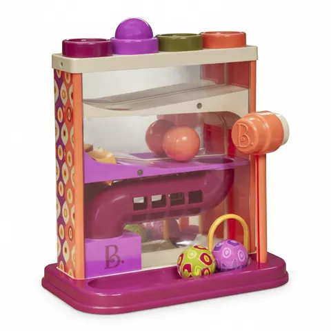 B.Toys przebijanka kulodrom z młotkiem Whacky Ball 12M+