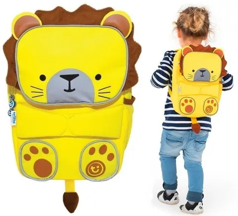 TRUNKI PLECAK PRZEDSZKOLAKA PLECACZEK DZIECIĘCY LERROY ŻÓŁTY