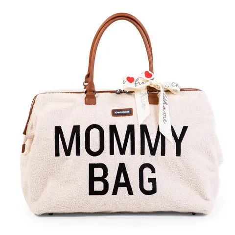 CHILDHOME TORBA MOMMY BAG DO WÓZKA NA AKCESORIA TEDDY BEAR WHITE