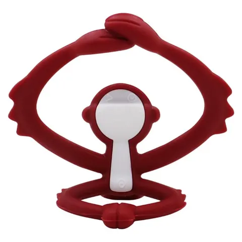 Gryzak zabawka Małpka Chimney Red, Mombella