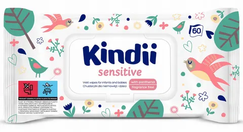 KINDII CHUSTECZKI SENSITIVE 60SZT 59378