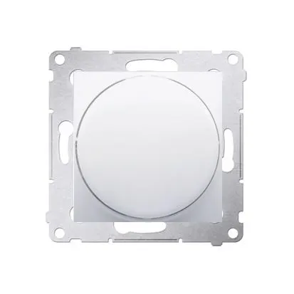 SIMON54 Ściemniacz naciskowo-obrotowy (moduł) 20–500 W; biały